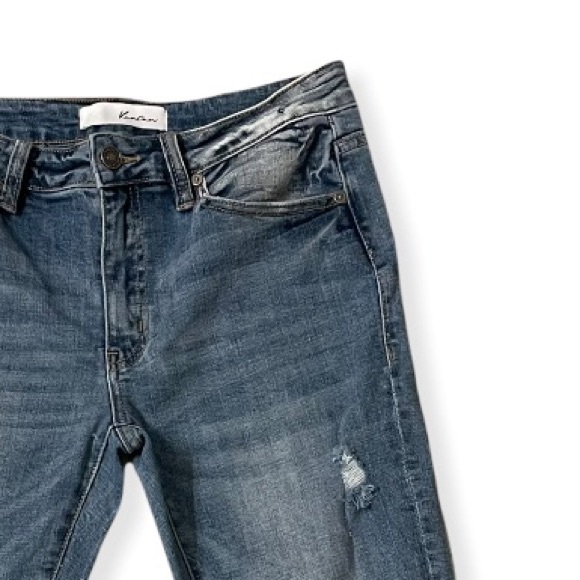 KanCan Loveland Mid Rise Fray Hem Skinny Size 9/28 - Picture 6 of 12